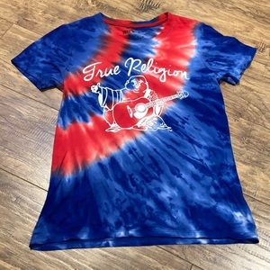 True Religion tie dye short sleeve t-shirt